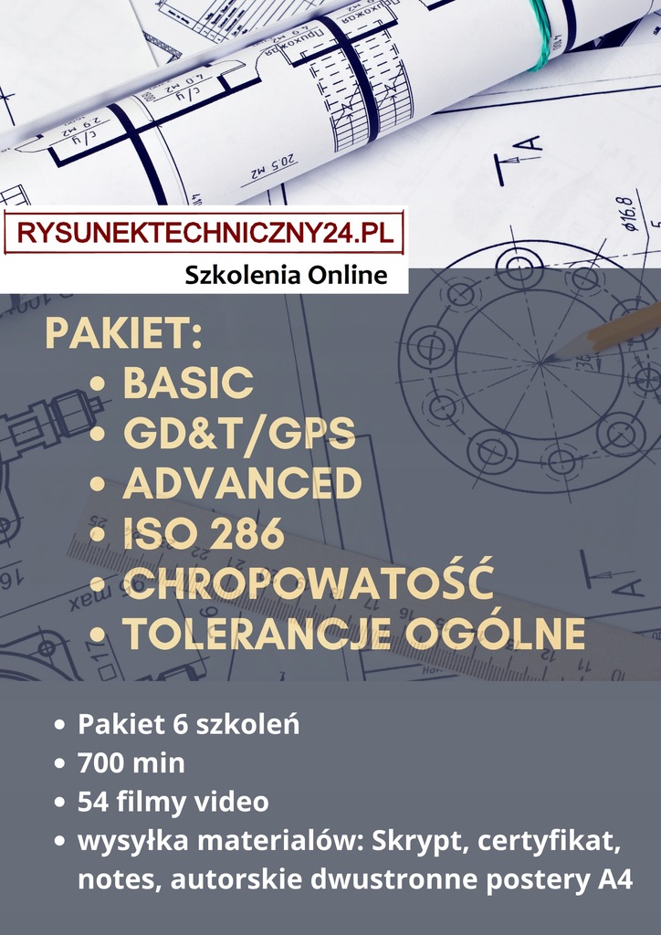 Pakiet 6 szkoleń online + wysyłka materiałów (Polska).