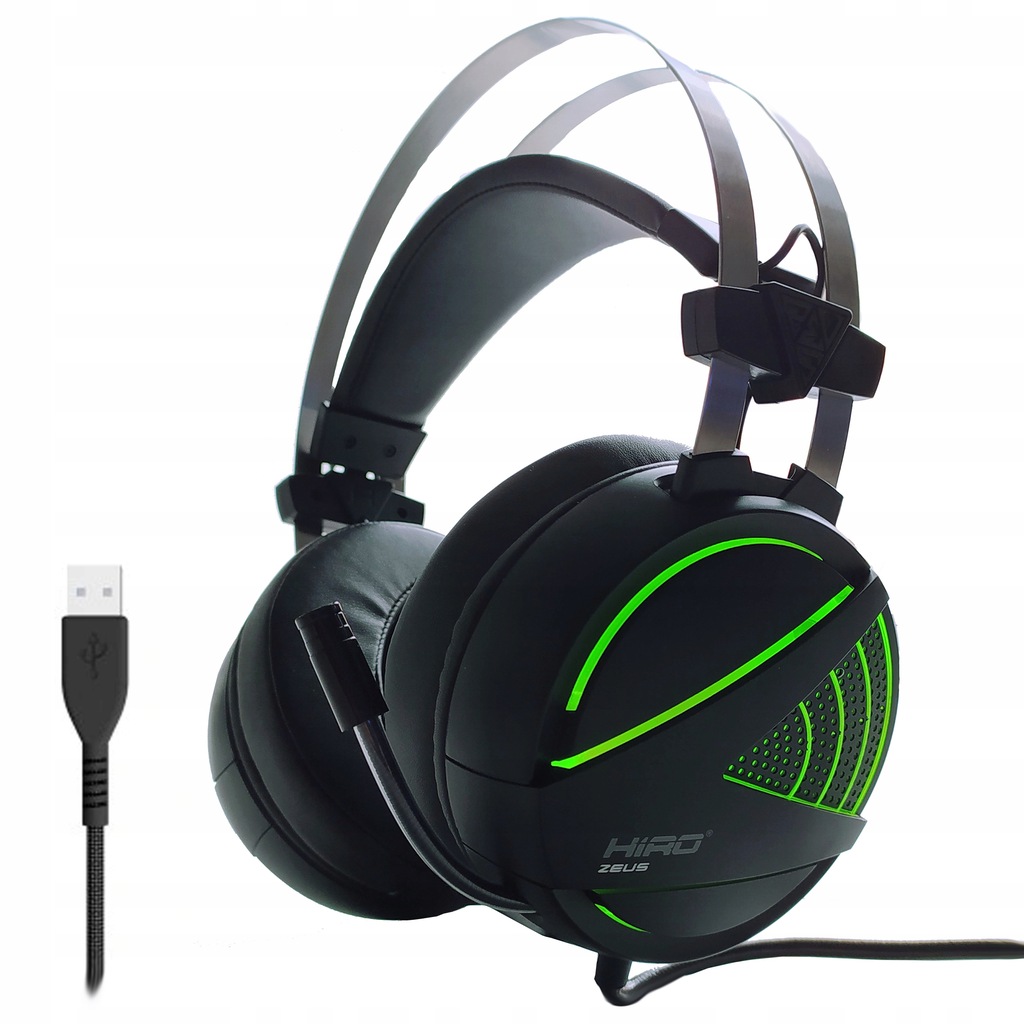 SŁUCHAWKI GAMINGOWE 7.1 USB HEADSET RGB PC PS4 PS5