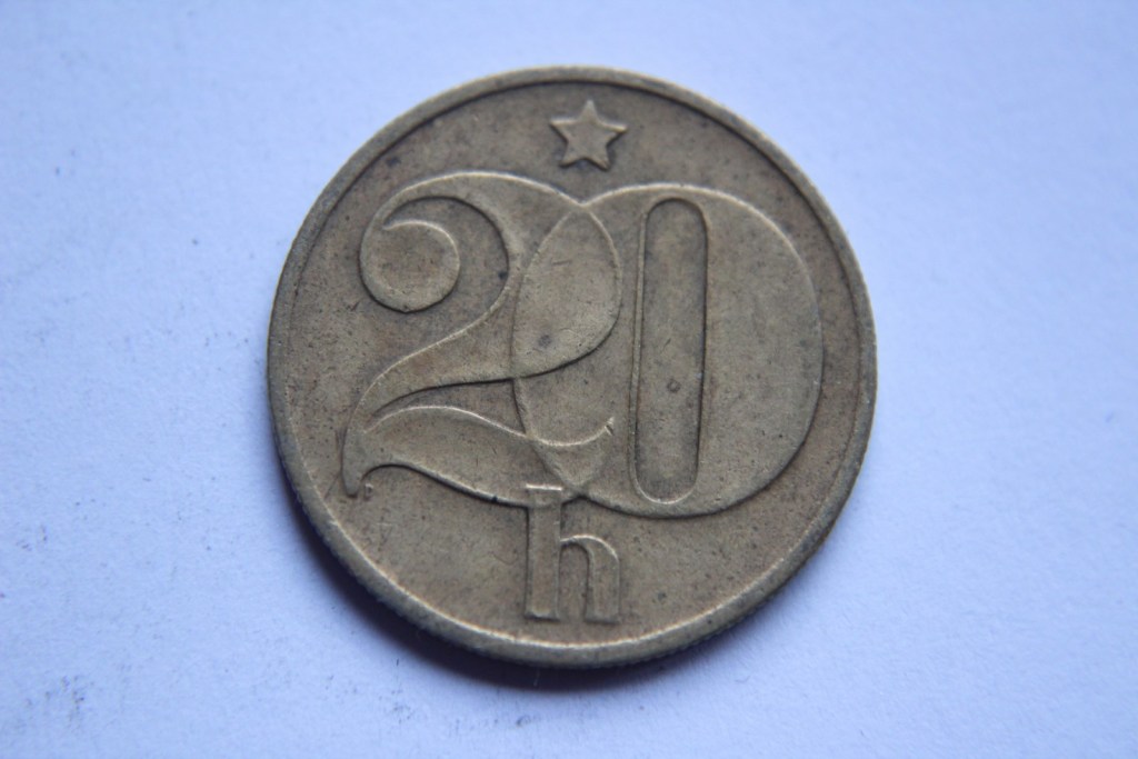 20 HALERZY 1976 R. CZECHOSŁOWACJA  -W118