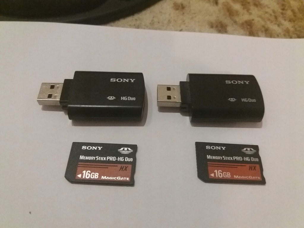 SONY MEMORY STICK PRO HG DUO 16GB + CZYTNIK SONY