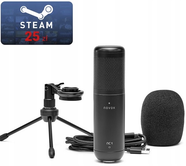 NOVOX NC-1 NC1 BLACK USB-C MIKROFON POJEMNOŚCIOWY
