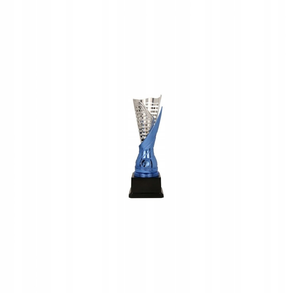Puchar plastikowy srebrno-niebieski 9089A
