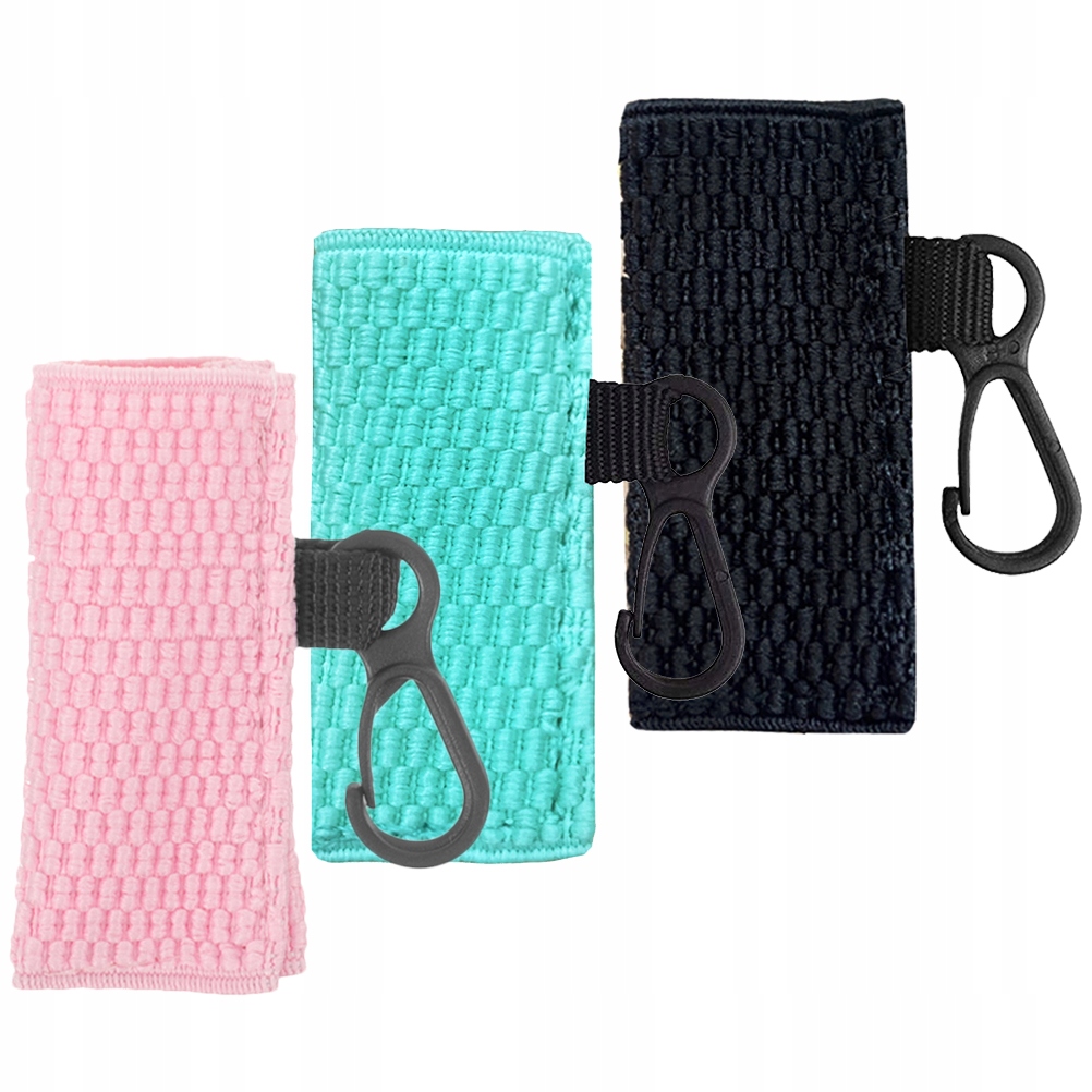 Lipstick Bag Neoprene Key Fob 3 Pcs