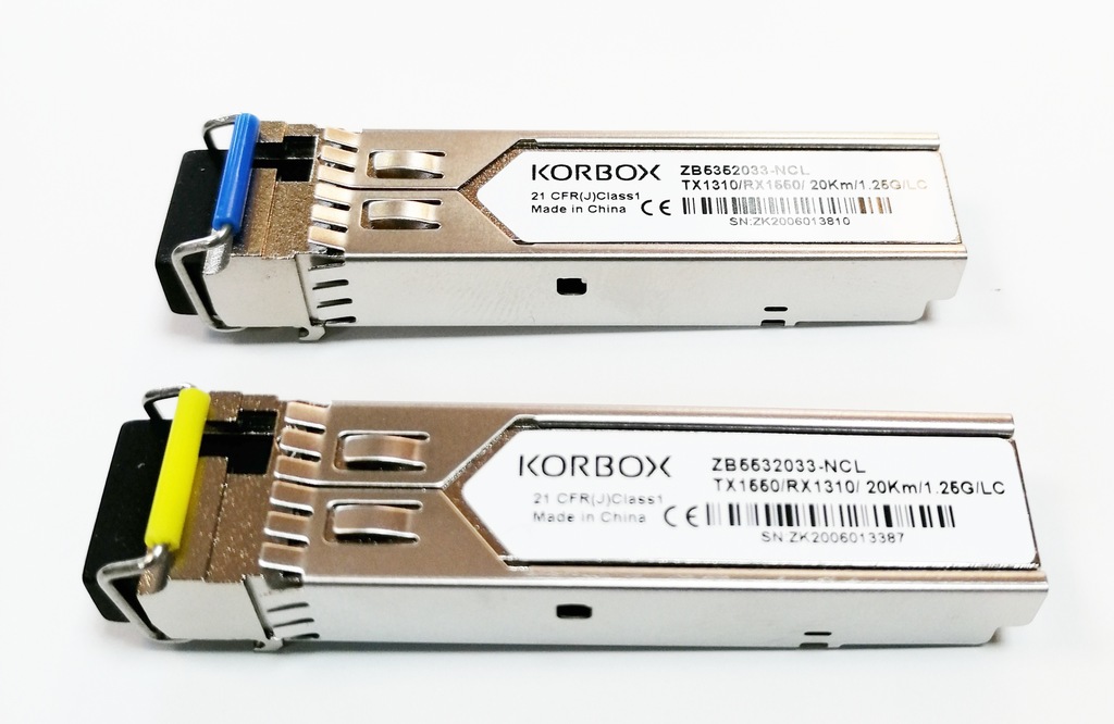 Купить Модуль KORBOX SFP (комплект) 20 км/передача, 1,25G: отзывы, фото, характеристики в интерне-магазине Aredi.ru