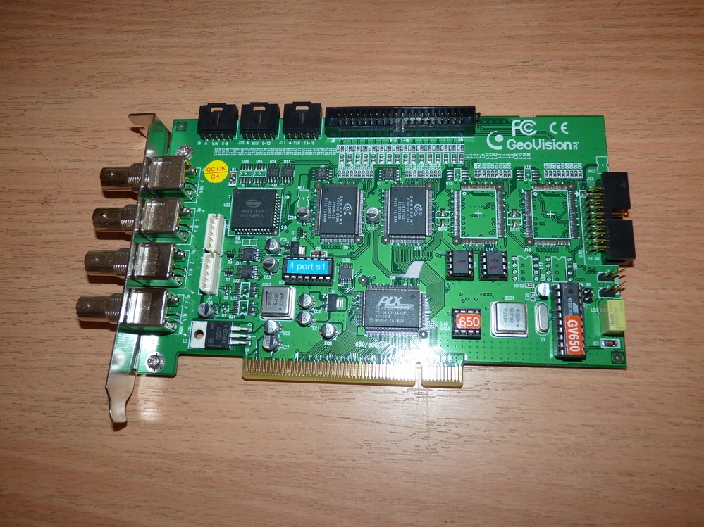 karta DVR GEOVISION GV-650/800(S) 4 X BNC PCI