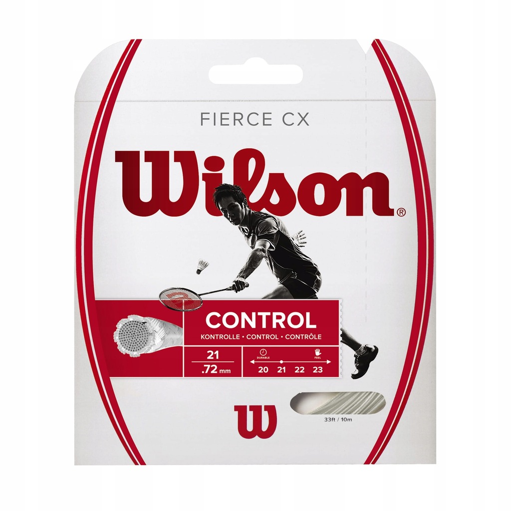 Naciąg do badmintona WILSON Fierce CX 0,72mm