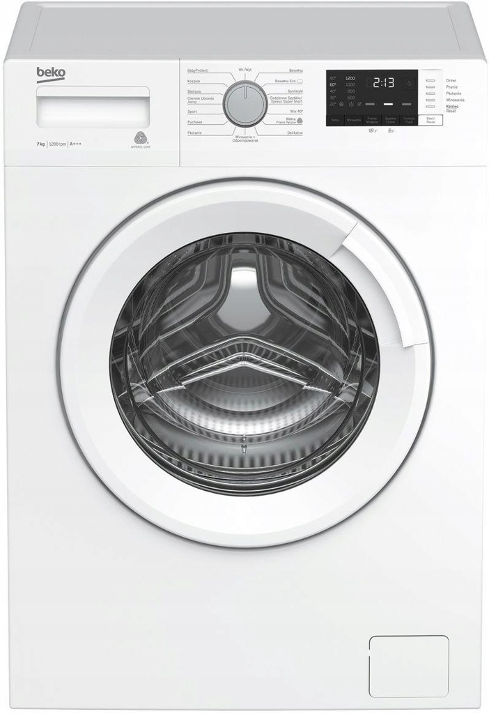 Pralka BEKO WRE7612XWW2I A+++ 7kg 1200obr Inwerter