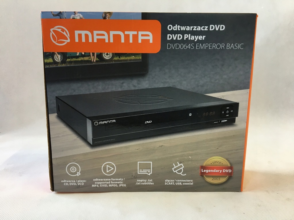 Купить DVD-плеер Manta DVD064S черный, розетка: отзывы, фото, характеристики в интерне-магазине Aredi.ru