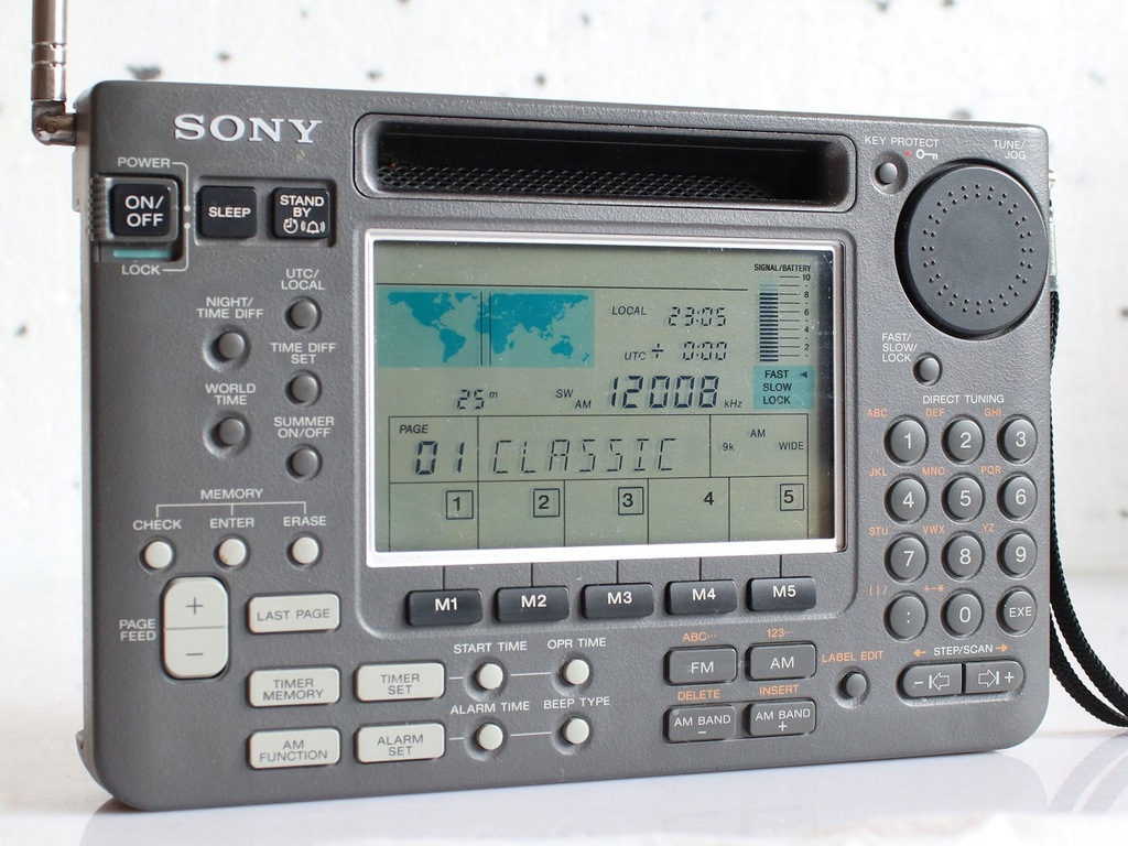 SONY ICFSW55 Wide World Receiver Portable Radio 8279196523