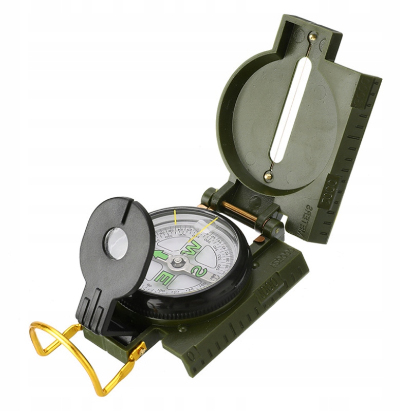 NEW Portable Compass Military Outdoor Camping Fold