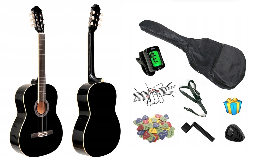 GITARA KLASYCZNA 3/4 + AKCESORIA + GRATISY
