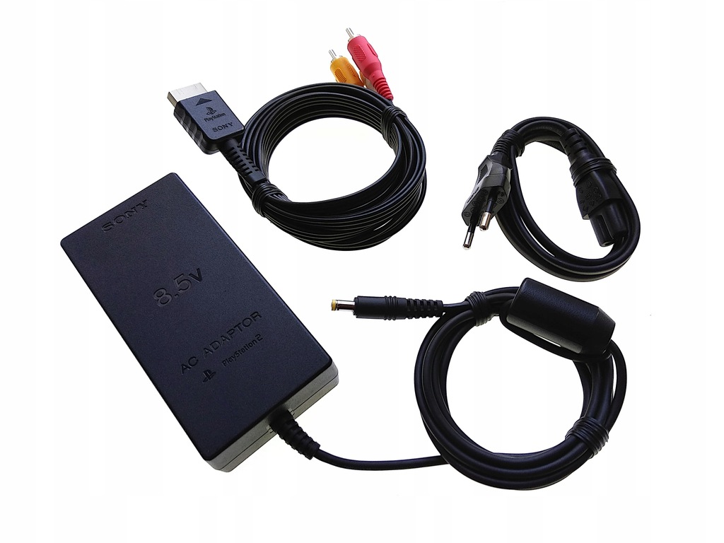 Oryginalny zasilacz PS2 Slim + Kabel Component