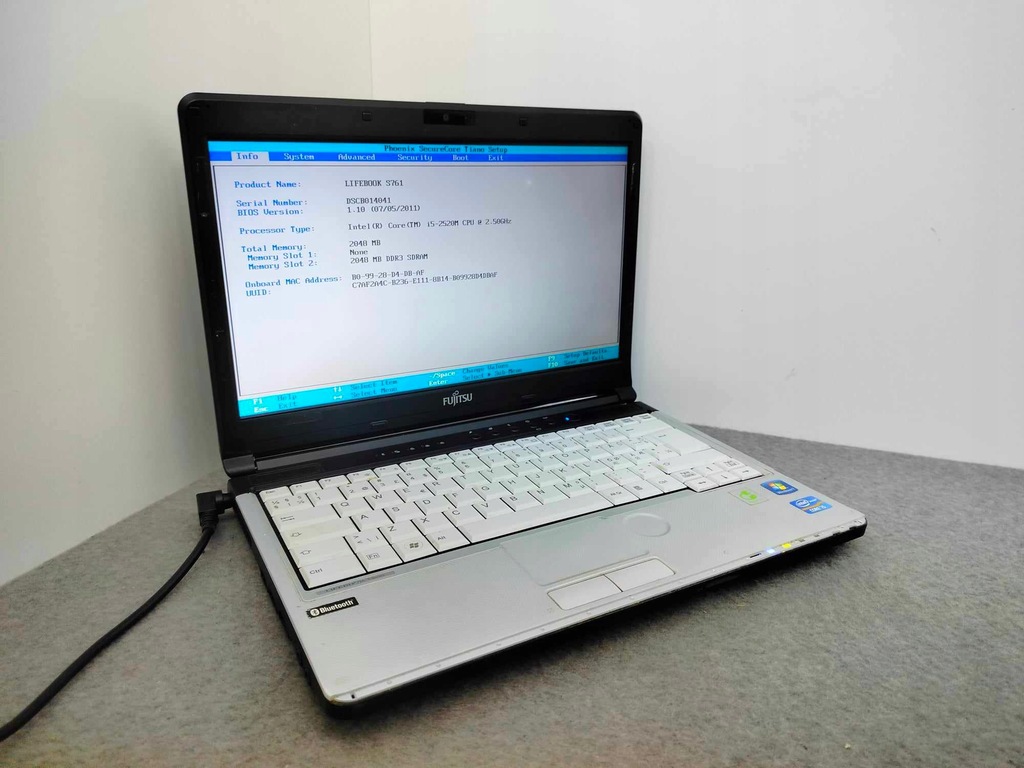 OUTLET Laptop Fujitsu Lifebook S761 i5 14" 0GB sprawny/na części FV #29