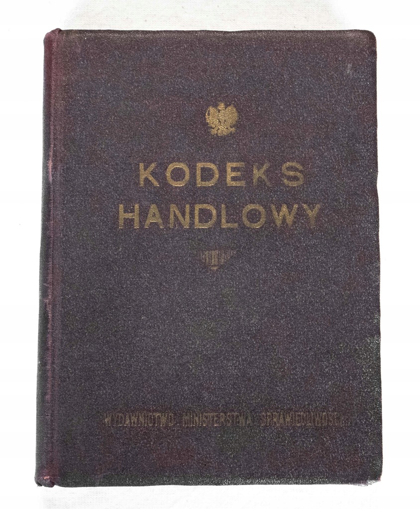 STARA KSIĄŻKA KODEKS HANDLOWY 1934
