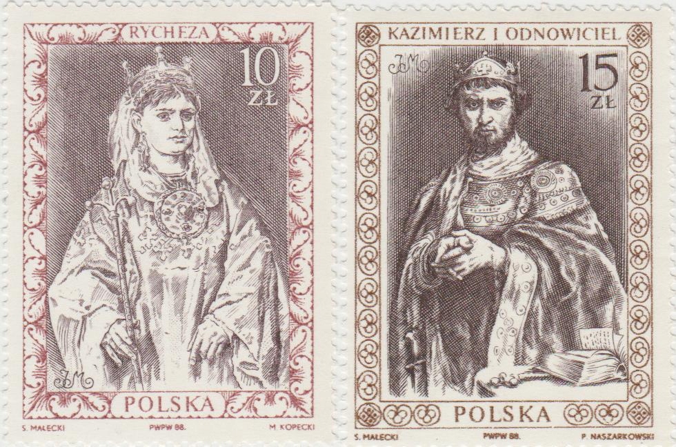 Polska Fi. 3030-31** Poczet królów