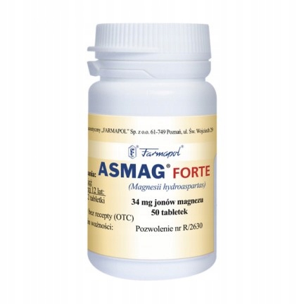 Asmag forte 34 mg jon magnezu 50 tabl magnez stres