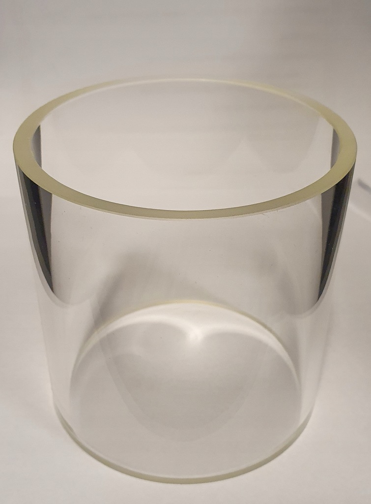 Rura szklana szkło wzierne latarka 100mm II gatunek