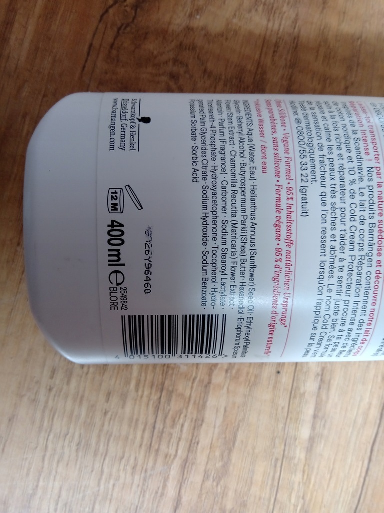 BARNANGEN Regenerujący Balsam do ciała 400ml - 9825608221 - oficjalne ...
