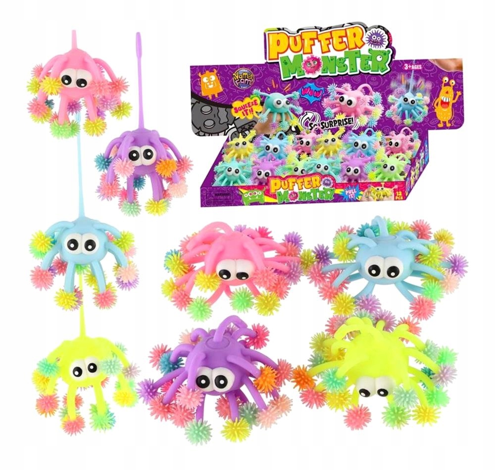 POTWORKI DO ŚCISKANIA TĘCZOWE