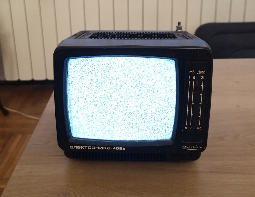 Elektronika stary rosyjski tv vintage prl ZSRR