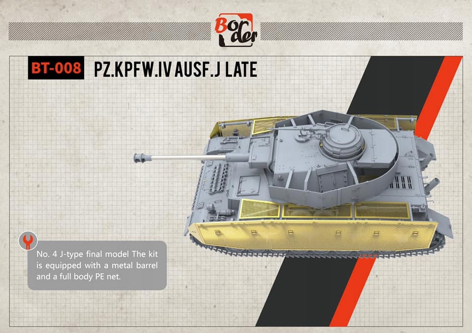 Купить BORDER BT008 — 1:35 Pz.Kpfw.IV Ausf.J Поздно: отзывы, фото, характеристики в интерне-магазине Aredi.ru