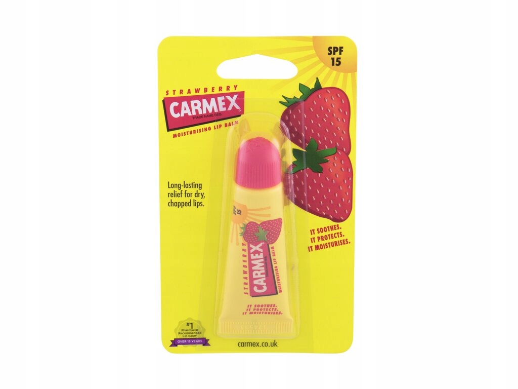 Carmex Strawberry balsam do ust SPF15 10g (W) P2