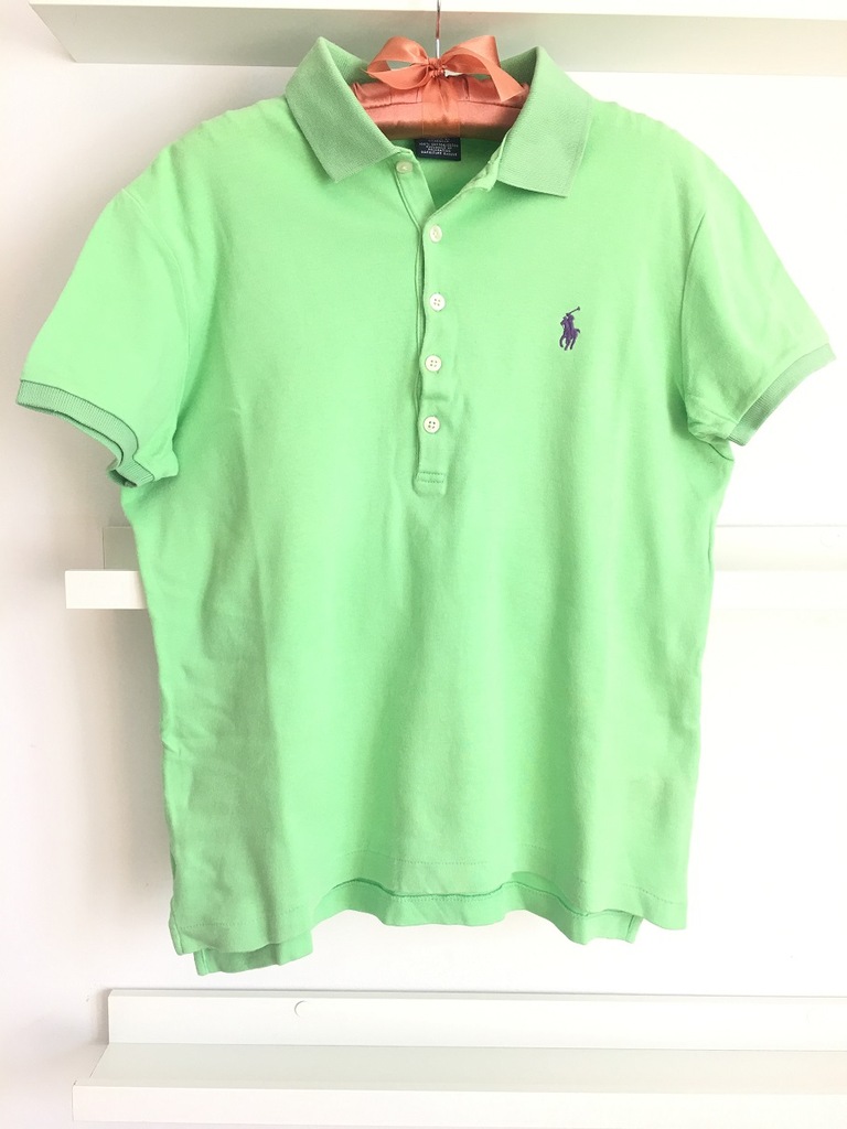 Zieleń Koszulka polo Ralph Lauren Sport Slim Fit L