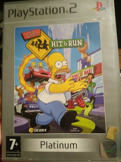 The Simpsons hit&run na PS2