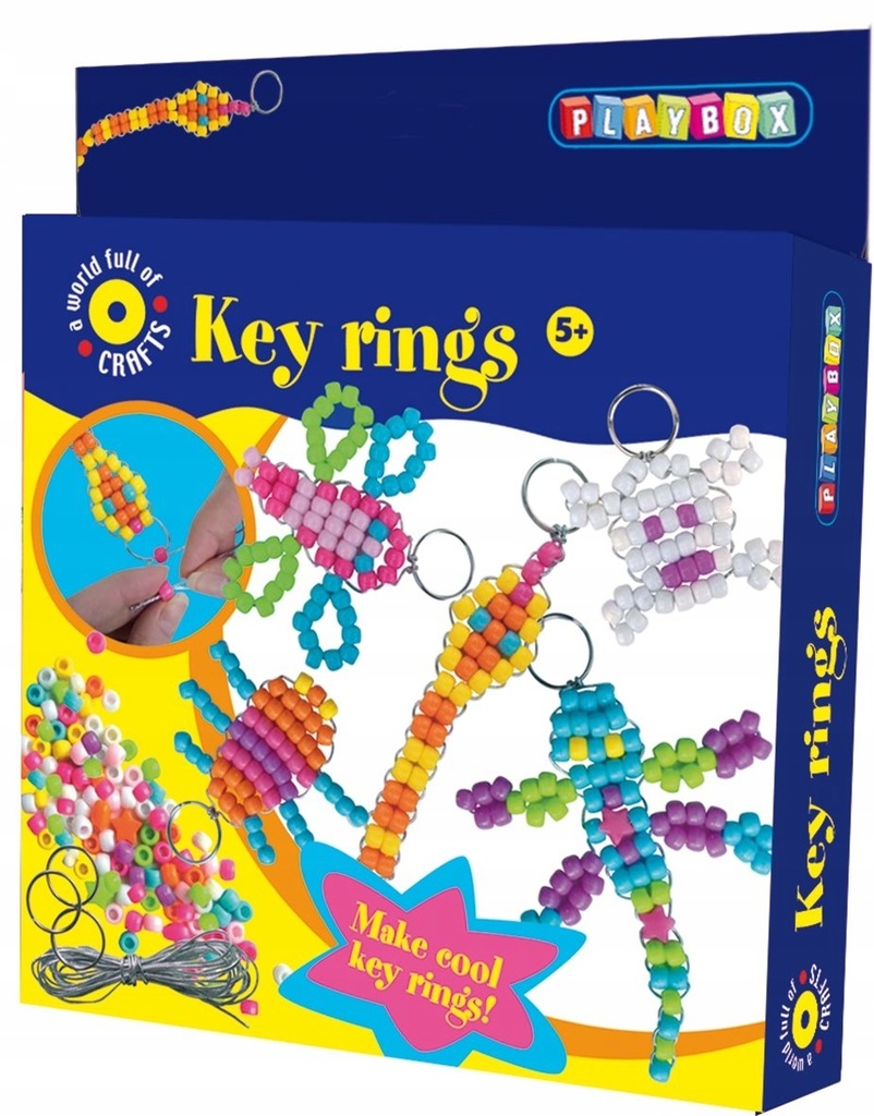 Playbox Key Rings Beads Craft Set