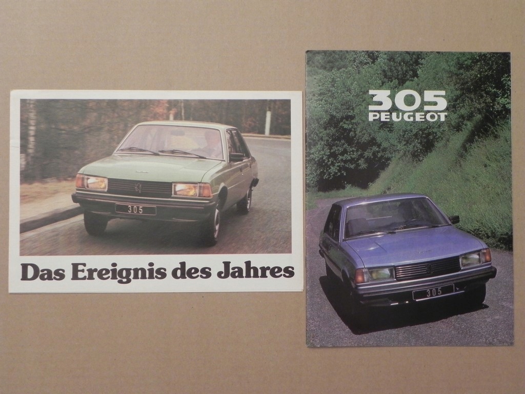 Prospekt - PEUGEOT 305 - 1979 r