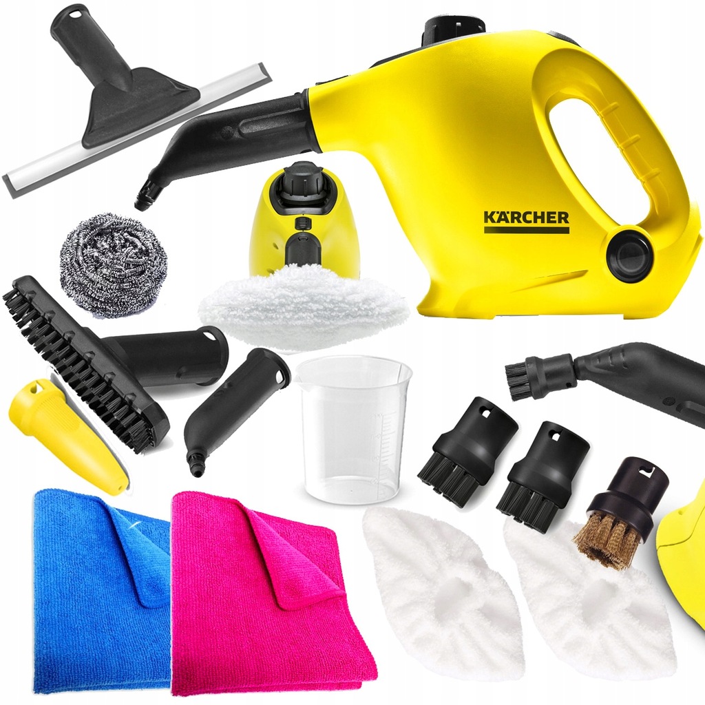 KARCHER PAROWNICA SC1 CZYŚCIK STEAMER ZESTAW XXXXL - 12668114822 ...