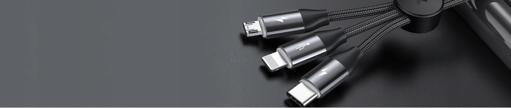 Купить USB-кабель Baseus 3в1 для iPhone Micro Type-C 3,5A: отзывы, фото, характеристики в интерне-магазине Aredi.ru