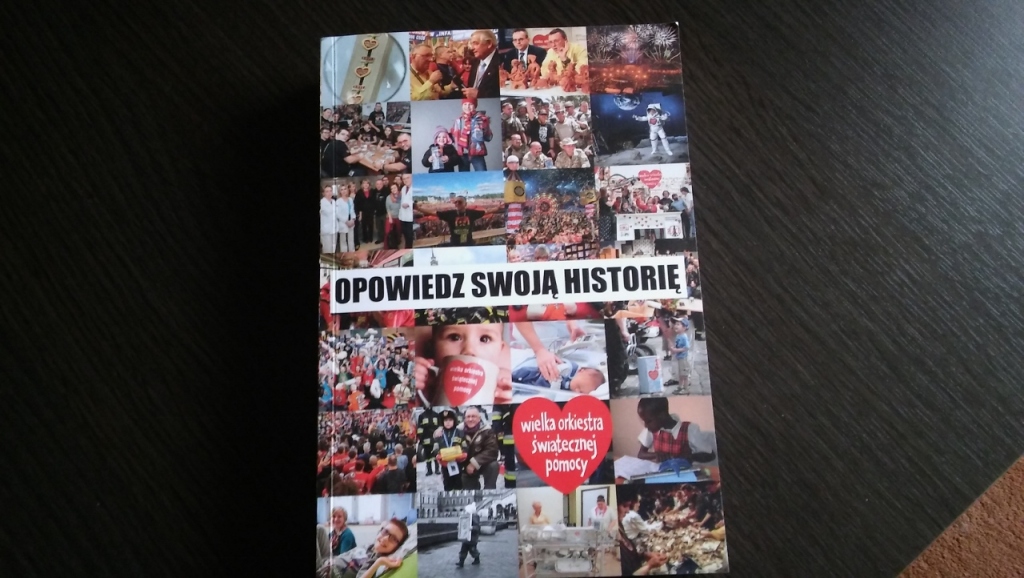 Książka '25 lat historii Wielkiej Orkiestry ŚP'