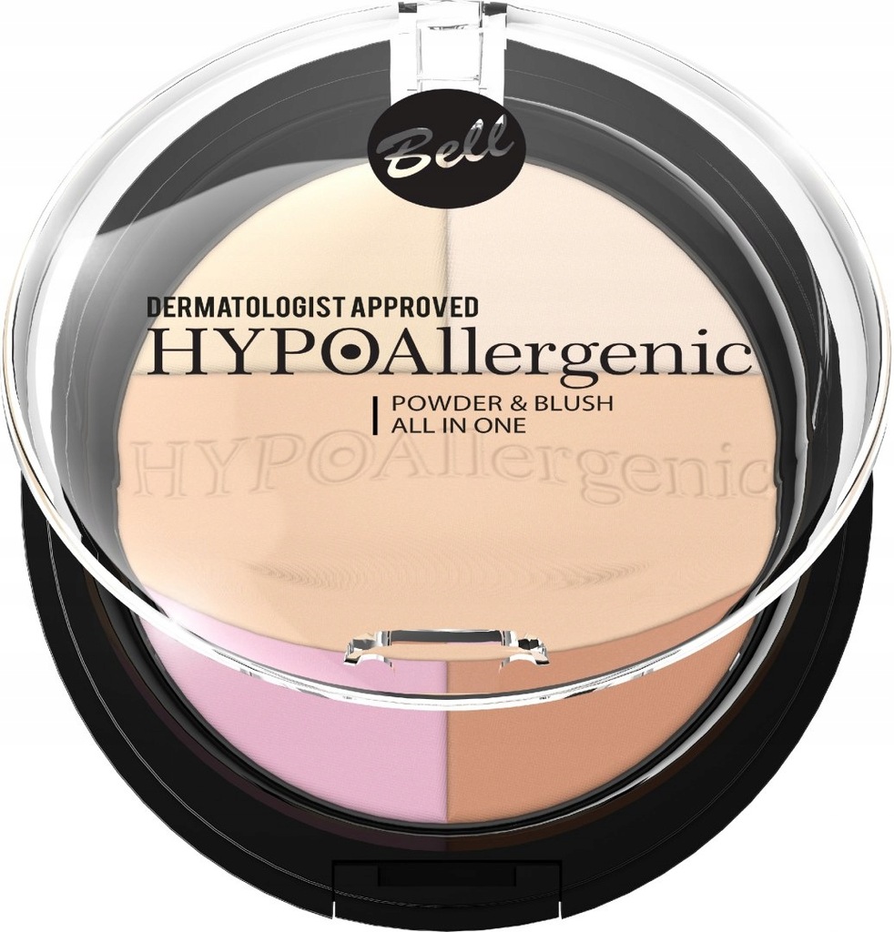 Bell Hypoallergenic Puder z różem prasowany nr 01