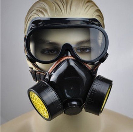MASKA CHEMICZNA PRZECIW GAZOWA PÓŁMASKA FILTRUJĄCA - 7467955177 - oficjalne archiwum Allegro