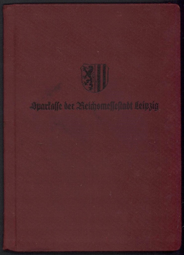 Niemcy - książeczka oszczędnościowa Leipzig 1940