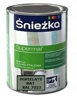 SUPERMAL EMALIA OLEJNO-FTALOWA POPIELATY MAT 0,8L