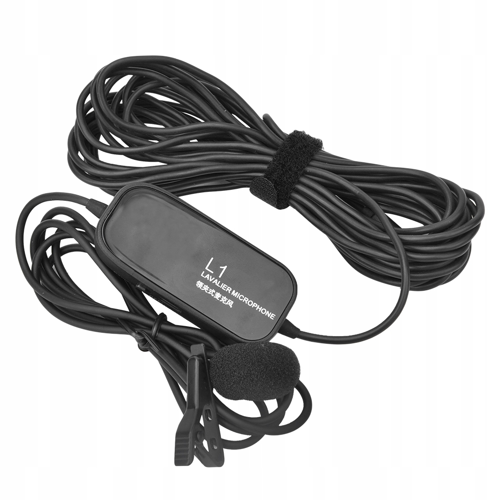 Lavalier Clip On Mini mikrofon z możliwością