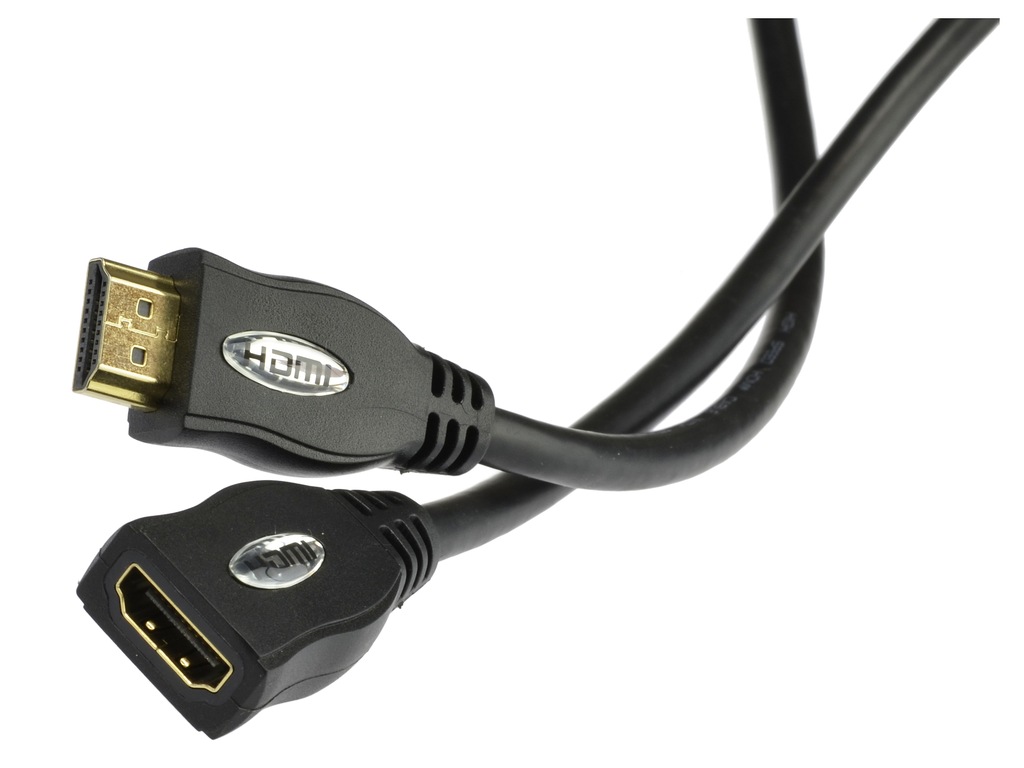 AUDA Przedłużacz kabel HDMI Full HD adapter 0,5m
