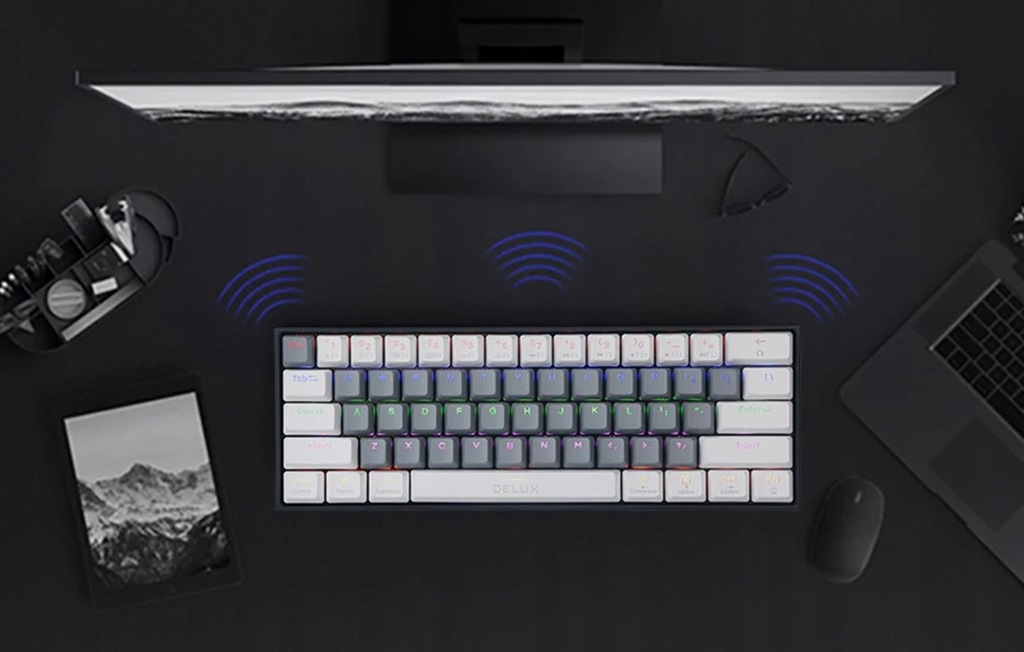Купить Беспроводная механическая клавиатура 2 в 1 RGB BT: отзывы, фото, характеристики в интерне-магазине Aredi.ru