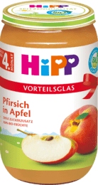 HIPP 4M Vorteilsglas brzoskwinia jabłko 250g