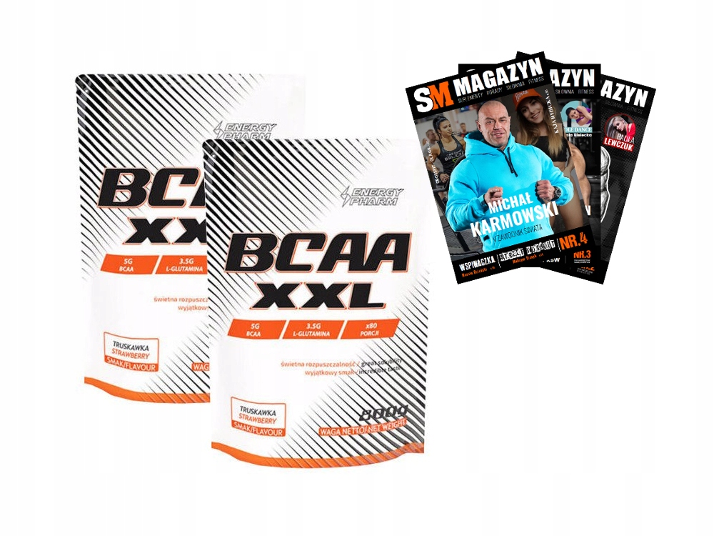 EP BCAA XXL 1600 g AMINOKWASY GLUTAMINA BCAA