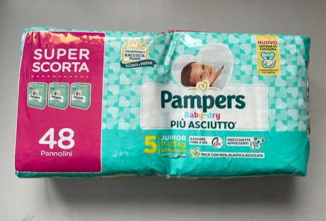 PIELUSZKI/ PAMPERSY PAMPERS BABY-DRY r.5 11-25kg 48szt. PRZECZYTAJ OPIS