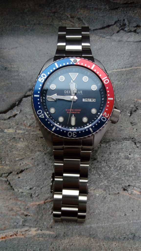 Deep Blue Nato Diver 300m Seiko NH36 8107000842 oficjalne