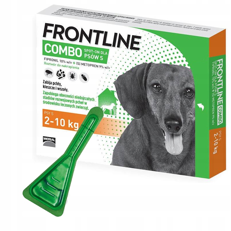 FRONTLINE COMBO SPOT-ON S KROPLE NA PCHŁY I KLESZCZE DLA PSA 1X0,67 ML