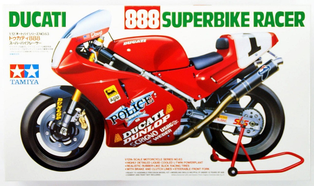 TAMIYA 14063 Ducati 888 Superbike Racer
