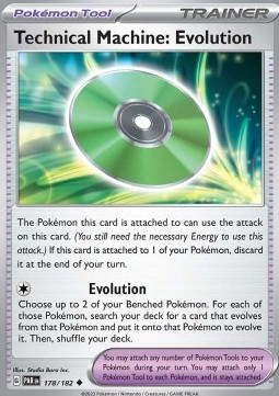 Pokemon TCG Item - Technical Machine: Evolution (PAR 178)