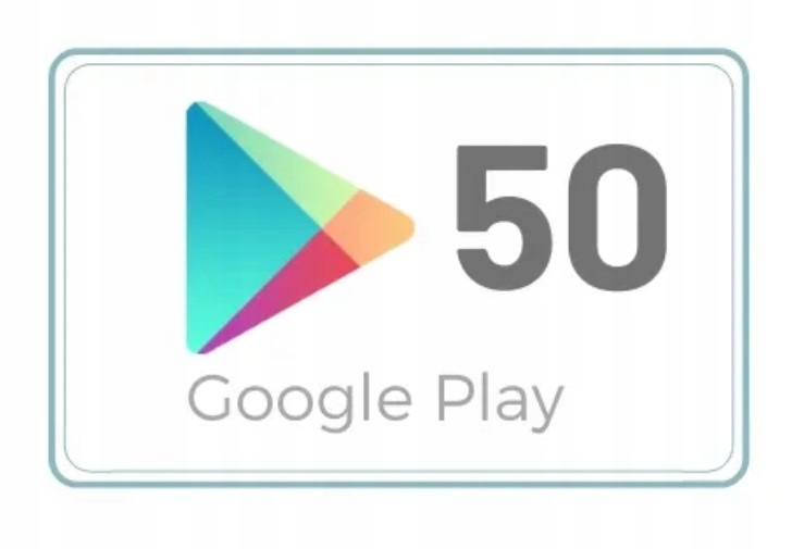 Google Play 50 zł kod karta podarunkowa