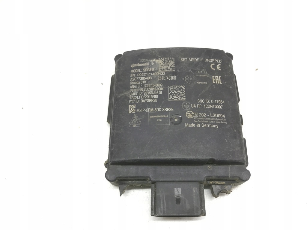 RENAULT CLIO V 5 ARKANA TALISMAN MODUŁ SENSOR RADAR DISTRONIC 284E74036R