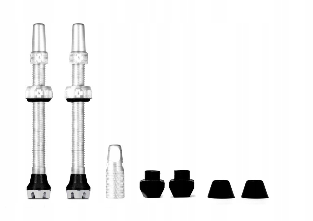 Wentyle Muc-Off V2 Tubeless Presta 60mm srebrne